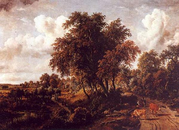 Meindert Hobbema Road on a Dyke china oil painting image